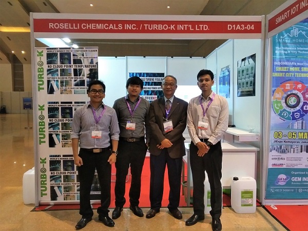 Power Gen 2017 - Roselli Chemicals Display Booth - Group Photo